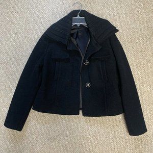 Black Anne Klein Womens Wool Jacket Size Medium